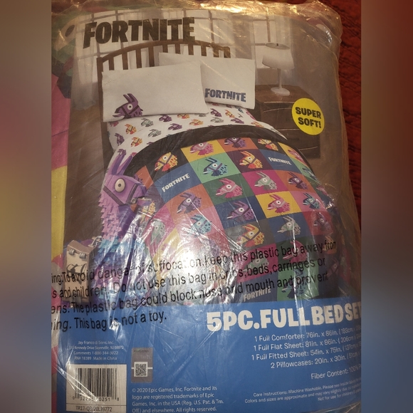 Fortnite full bed set - Picture 5 of 7